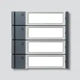 SIEDLE TM 700-4-0 AG Ruftasten für Vario 4 Ruftasten | anthrazitgrau