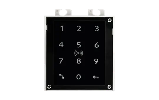 2N 91550946-S IP Verso Modul Touch-Tastatur & RFID-Lesegerät | schwarz