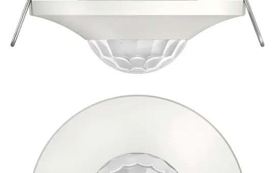 THEBEN thePiccola S360-100 DE WH PIR-Bewegungsmelder 360°, Deckenmontage, Einbau | weiß