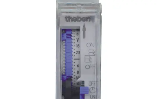 THEBEN MEM 190 a Analoge Zeitschaltuhr 1 Kanal, mit Gangreserve, Wochenprogramn