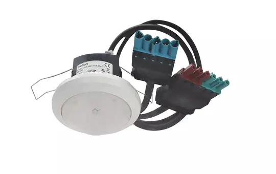 THEBEN theRonda S360-110 DALI SP GST Decken-Präsenzmelder 360°, Wieland Stecker, 1 Tastereingang, broadcast | weiß | 50 m²