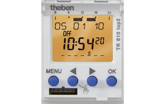 THEBEN TR 610 top2 G Digitale Wochenzeitschaltuhr für Kleinlasten