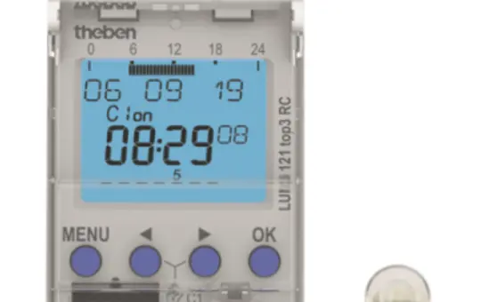 THEBEN LUNA 121 top3 RC AL Dämmerungsschalter 1 Kanal, Aufbau-Lichtsensor