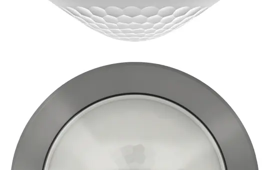 THEBEN theMova S360-100 AP GR PIR-Bewegungsmelder 360°, Deckenmontage, Aufputz | grau