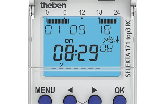 THEBEN SELEKTA 172 top3 Astro-Zeitschaltuhr 1 Kanal, mit Wochenprogramm