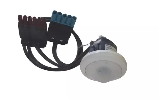 THEBEN theRonda P360-330 DALI 3P GST DALI-Präsenzmelder 360°, Wieland Stecker, 3 Tastereingänge | weiß