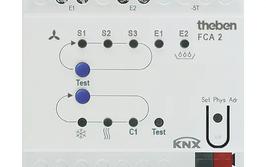 THEBEN FCA 2 KNX Fan-Coil Aktor für 2-Rohr-Systeme und 4-Rohr-Systeme, 6 A