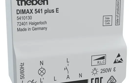 THEBEN DIMAX 541 plus E UP-Universaldimmer Bedienung per Taster
