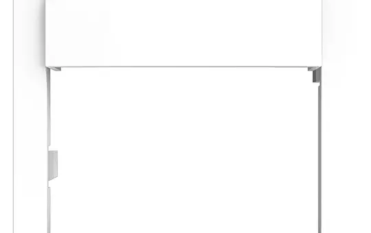 THEBEN Ausgleichsrahmen 45A GIST WH Gira System 55 (Standard 55, E2, Event, Esprit) | weiß