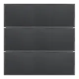 BERKER 80163785 KNX-Tastsensor S.1/B.3/B.7 3-fach, Komfort | alu/anthrazit
