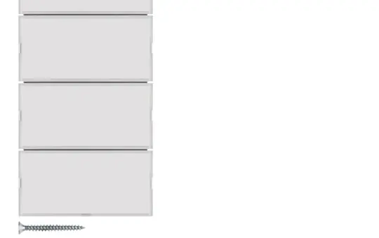 BERKER 80164780 KNX-Tastsensor S.1/B.3/B.7 4-fach, Komfort | polarweiß/cremeweiß