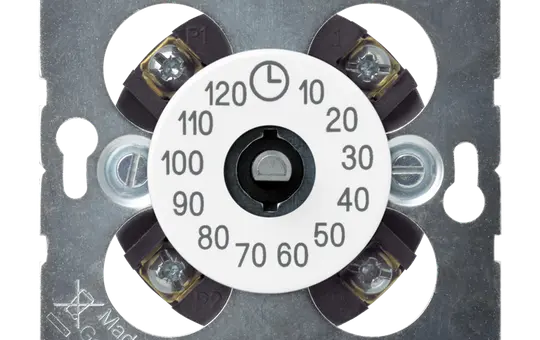 JUNG 11120-20WW Schaltuhr-Einsatz 120 Minuten, Öffner/Schließer, 1-polig