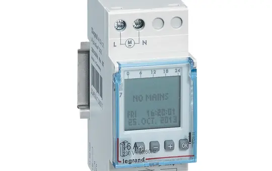 LEGRAND 412631 AlphaRex³ Wochenzeitschaltuhr digital