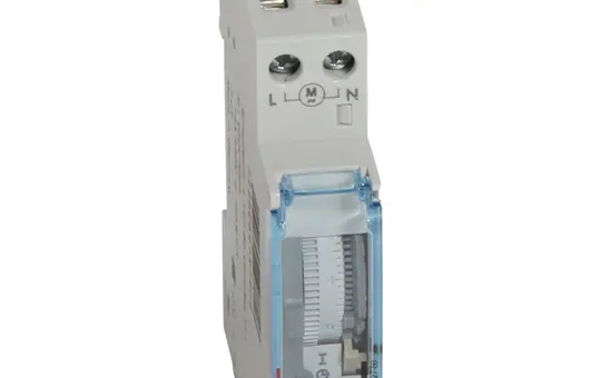 LEGRAND 412780 MicroRex Tageszeitschaltuhr analog, ohne Gangreserve, 1 TE