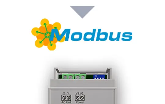 INTESIS INMBSMID001I000 Modbus-RTU-Klima-Gateway Midea, 1 Inneneinheit