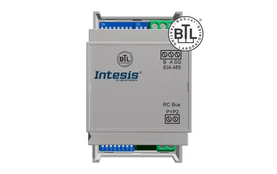 INTESIS IN485DAI001R000 Modbus-BAC-net-Gateway MS/TP Server Daikin VRV & Sky Systems, 1 Inneneinheit