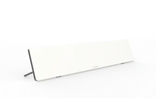 ETHERMA 46376 Arbeitsplatzheizung auf Schreibtisch, 50 W | weiß | 60x12 cm