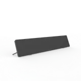 ETHERMA 46377 Arbeitsplatzheizung auf Schreibtisch, 50 W | schwarz | 60x12 cm