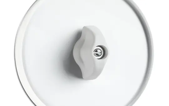 THPG 100666 Drehschalter Duroplast Wechselschalter, Weißglas