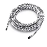 THPG 101129 Textilkabel mit Tragorgan 2 Adern x 0,75 mm² | weiß/schwarz