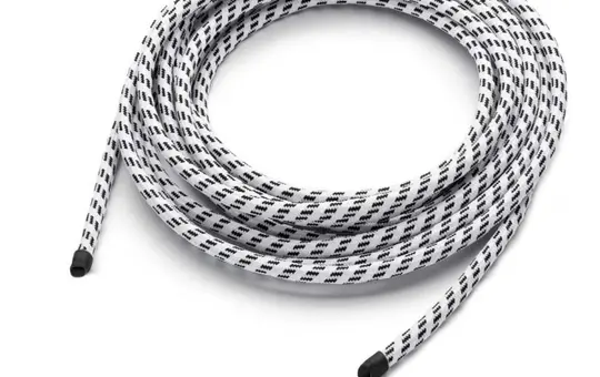 THPG 101129 Textilkabel mit Tragorgan 2 Adern x 0,75 mm² | weiß/schwarz