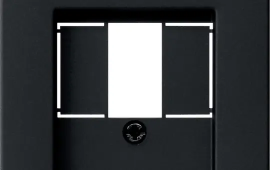 GIRA 0376005 Abdeckung für USB-Ladegerät System 55 1-fach | schwarz matt