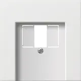 GIRA 037670 Abdeckung für USB-Ladegerät System Fläche 1-fach | reinweiß glänzend