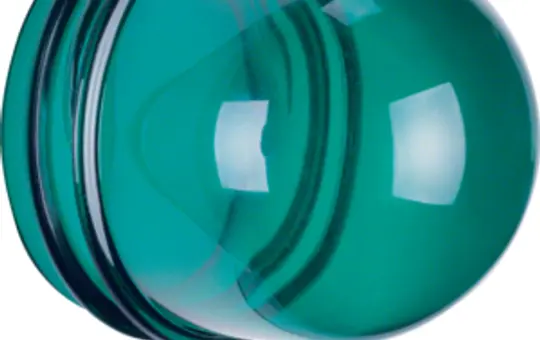 BERKER 1232 Haube für Lichtsignal E14, hoch | grün transparent