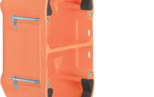 BERKER 1870 Einbaudose 2-fach, TS Sensor | orange matt
