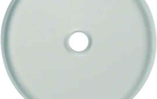 BERKER 109530 Mittelplatte Serie Glas Drehschalter/-taster, Knebel, Hohlwandmontage | glas klar