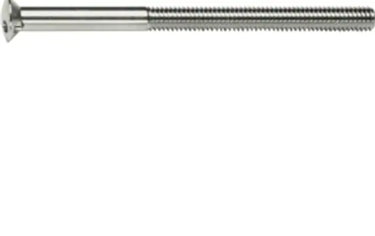 BERKER 189510 Zweilochschrauben TS 2 x M3,5 x 50 mm | chrom glänzend