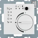 BERKER 75441189 KNX-Temperaturregler S.1/B.3/B.7 mit Tasterschnittstelle | polarweiß matt