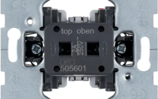 BERKER 505601 Tastereinsatz für Hotelcard-Schaltaufsatz 2 A, Wechsler, verwendb. als S oder Ö