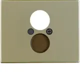 BERKER 11840001 Lautsprecherdosenabdeckung Arsys hellbronze
