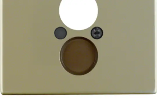 BERKER 11840001 Lautsprecherdosenabdeckung Arsys hellbronze