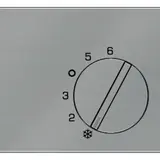 BERKER 16707104 Raumtemperaturregler K.1/K.5 Wechsler, mit Zentralstück | edelstahl lackiert