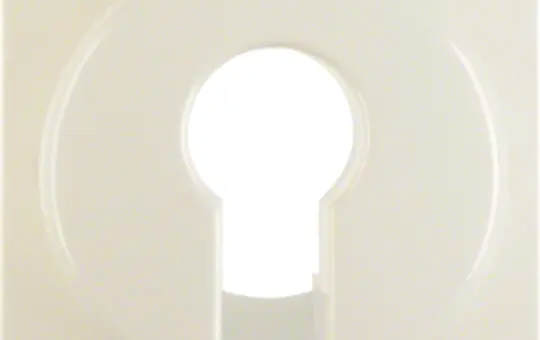 BERKER 15078982 Zentralstück Schlüsselschalter S.1/B.3/B.7 Standard | weiß glänzend