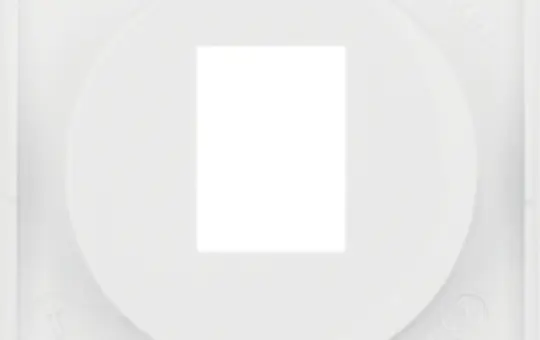 BERKER 945572509 Tragplatte Integro Flow 1 x AMP | polarweiß glänzend