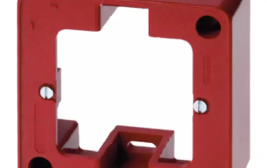 BERKER 10290062 Aufputzrahmen Arsys 1-fach | rot glänzend