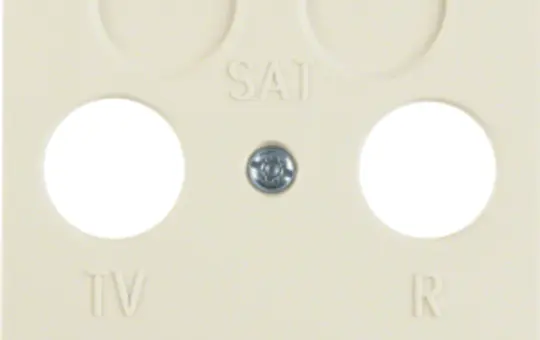 BERKER 148602 Antennenabdeckung Arsys 2-fach | weiß glänzend