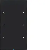 BERKER 75143855 Touch-Sensor Glas R.3 3-fach, Komfort | glas schwarz