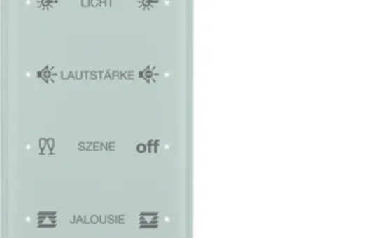 BERKER 75144150 Touch-Sensor Glas R.3 4-fach, Komfort, konfiguriert | glas polarweiß
