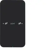 BERKER 75141165 Touch-Sensor Glas R.1 1-fach, Komfort, konfiguriert | glas schwarz