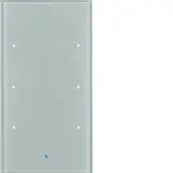 BERKER 75143034 KNX-Tastsensor Glas 3-fach, Komfort | glas alu