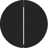 BERKER 85146131 KNX-RF-Taste quicklink R.1/R.3 2-fach | schwarz glänzend