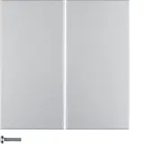BERKER 85146183 KNX-RF-Taste quicklink S.1/B.3/B.7 2-fach | aluminium matt