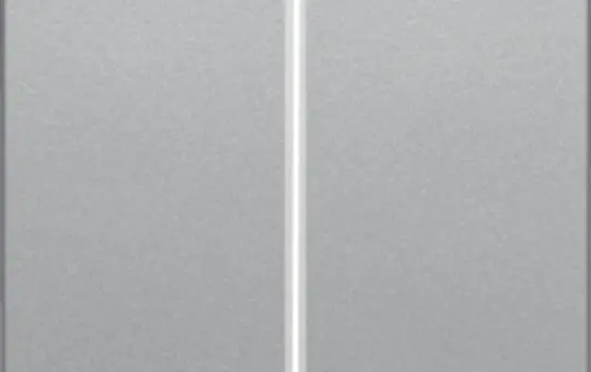 BERKER 85648124 KNX-RF-Taste quicklink Q.1/Q.3 2-fach | aluminium