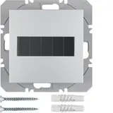 BERKER 85655183 KNX-RF-Wandsender flach S.1/B.3/B.7 1-fach, Solar | aluminium matt