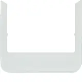 BERKER 13192109 Designrahmen für ELCOM.TOUCH Audio, rund | polarweiß