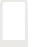 BERKER 13201909 Designrahmen für ELCOM.TOUCH Video, eckig | polarweiß matt